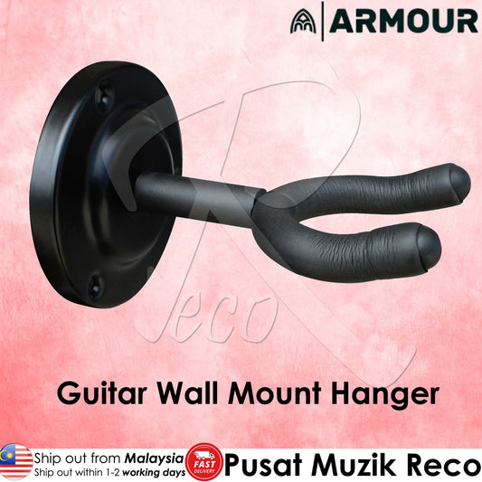 Armour GWM2 Guitar Wall Mount Hanger (METAL) | Reco Music Malaysia