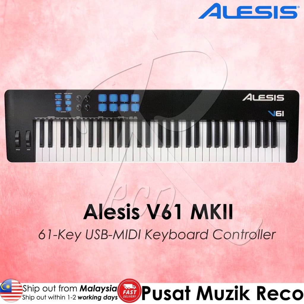 *Alesis V61 MKII 61-Key Keyboard Controller - Reco Music Malaysia