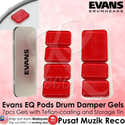 Evans Mini EQ Pods - Lot De 14 Gels Amortisseurs Pour Batterie - Sans Taches, Réutilisables - Pour Contrôler La Résonance - 7