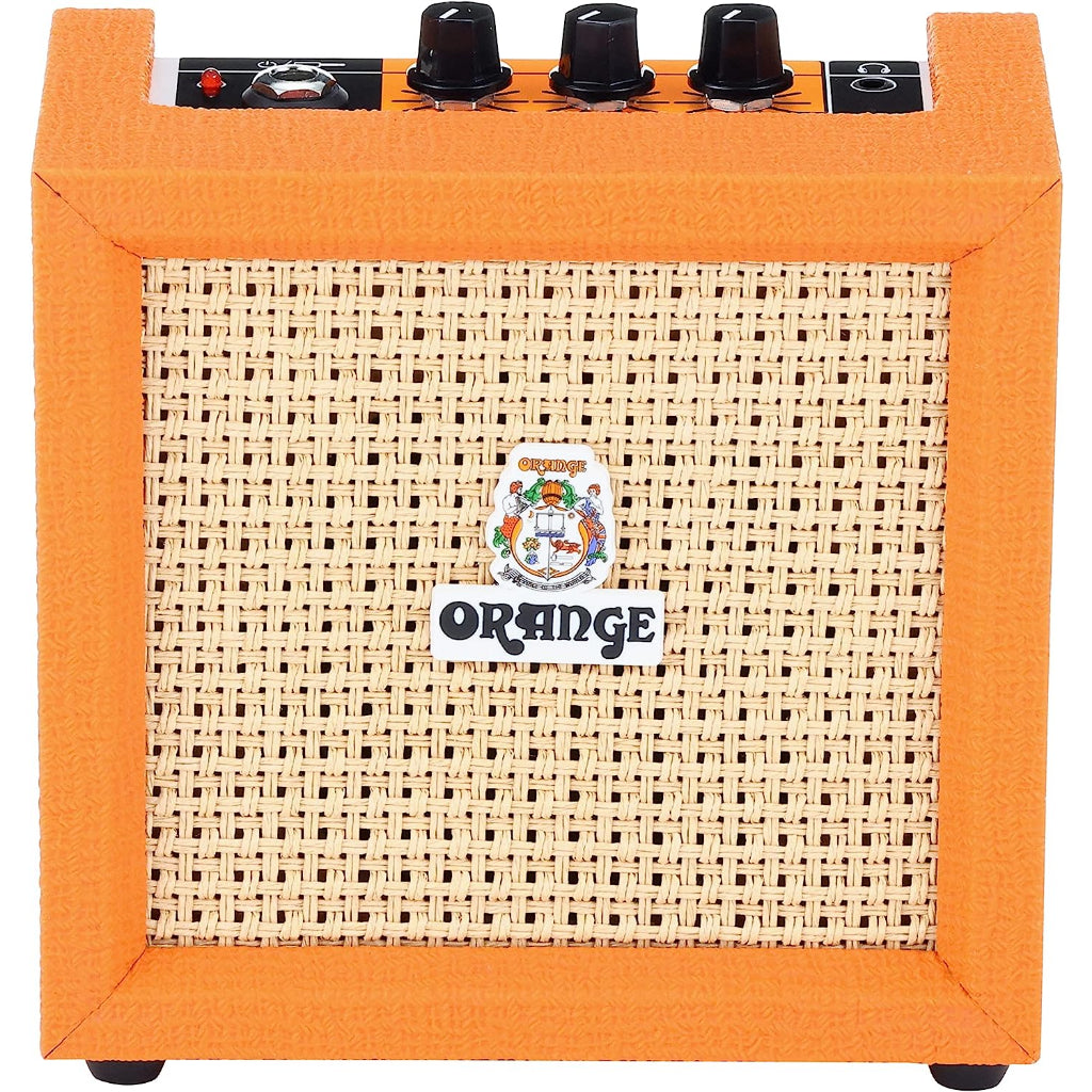 Orange Amplification Crush Mini 3-Watt Battery Powered Guitar Combo Amplifier - Reco Music Malaysia