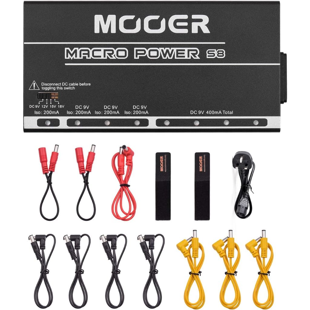 Mooer *Macro Power S8 Professional Effects Power Supply ( S-8 / s8 ) - Reco Music Malaysia