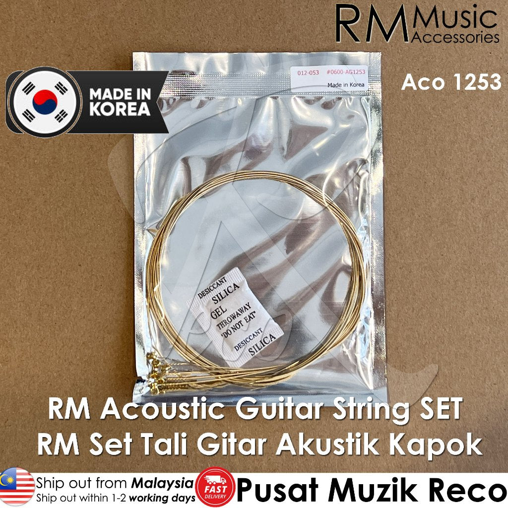 【KOREA】RM 0600-AG1152/0600-AG1253 Acoustic Guitar String SET