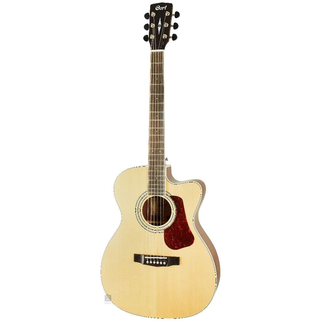 *Cort L-710F Acoustic Guitar with Bag - Natural Satin - Reco Music Malaysia