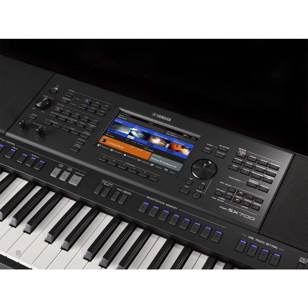 Yamaha PSR-SX700 61-key Professional Arranger Workstation Keyboard (PSRSX700 / PSR SX700) - Reco Music Malaysia