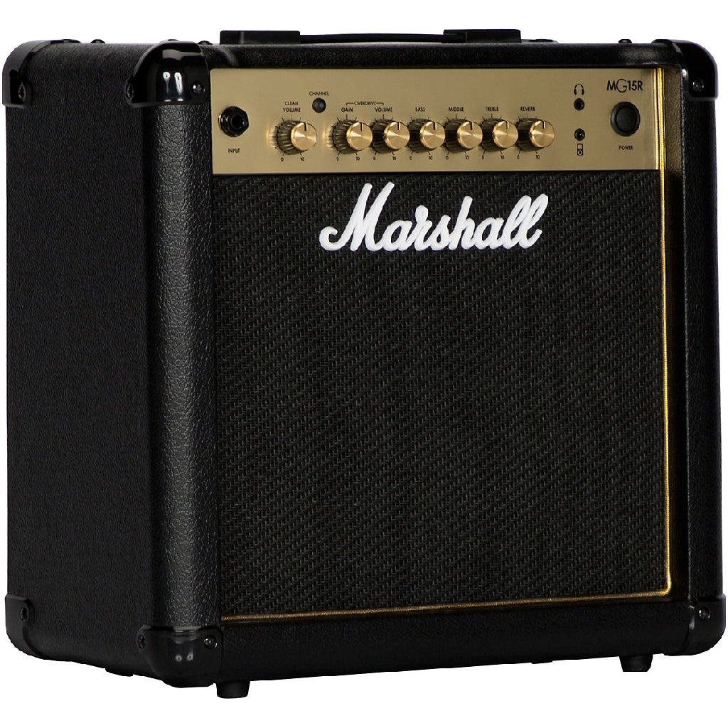 Marshall MG15GR Gold Series 15W 8 inch Guitar Combo Amplifier With Reverb - Reco Music Malaysia