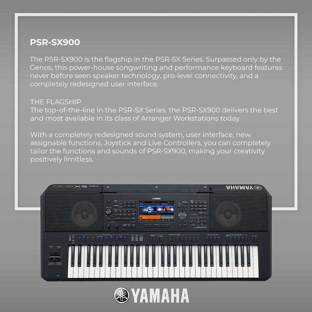 Yamaha PSR-SX900 61-key Arranger Workstation - Reco Music Malaysia