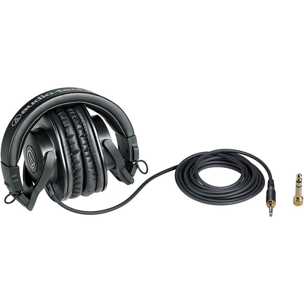 Audio Technica ATH-M30x Professional Monitor Headphone Closed-back Monitoring Headphones - Reco Music Malaysia