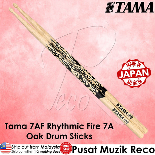 Tama 7AF Rhythmic Fire Oak Drum Sticks Drumstick - Reco Music Malaysia