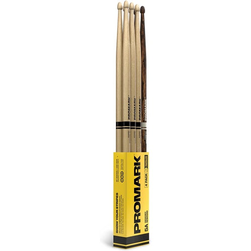 ProMark RBH565AW-4PFG Rebound 5A Hickory & FireGrain Drumstick - Reco Music Malaysia