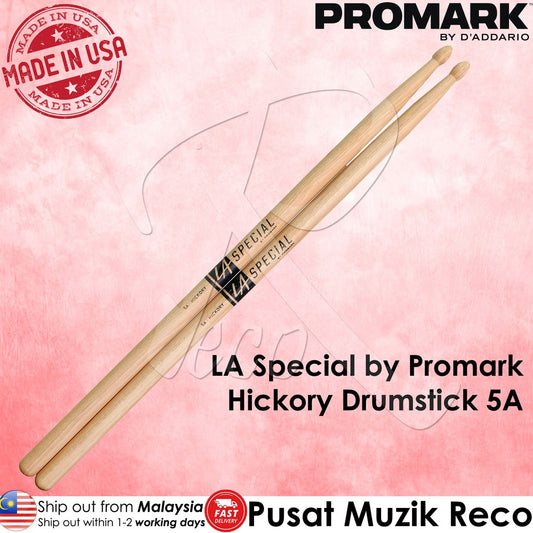Promark LA Special LA5AW Hickory 5A Drumstick - Reco Music Malaysia