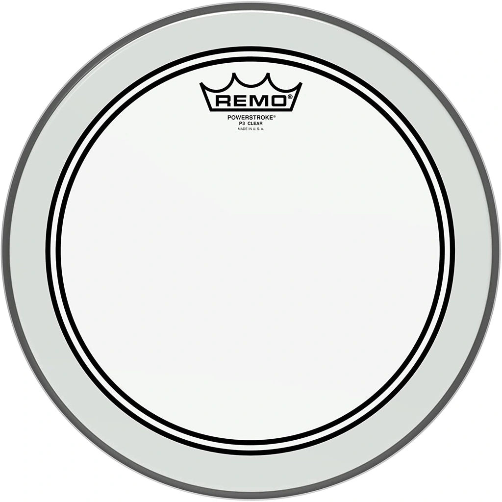 Remo P3-0313-00 Powerstroke P3 13" Clear Tom Drum Head Drum Skin - Reco Music Malaysia