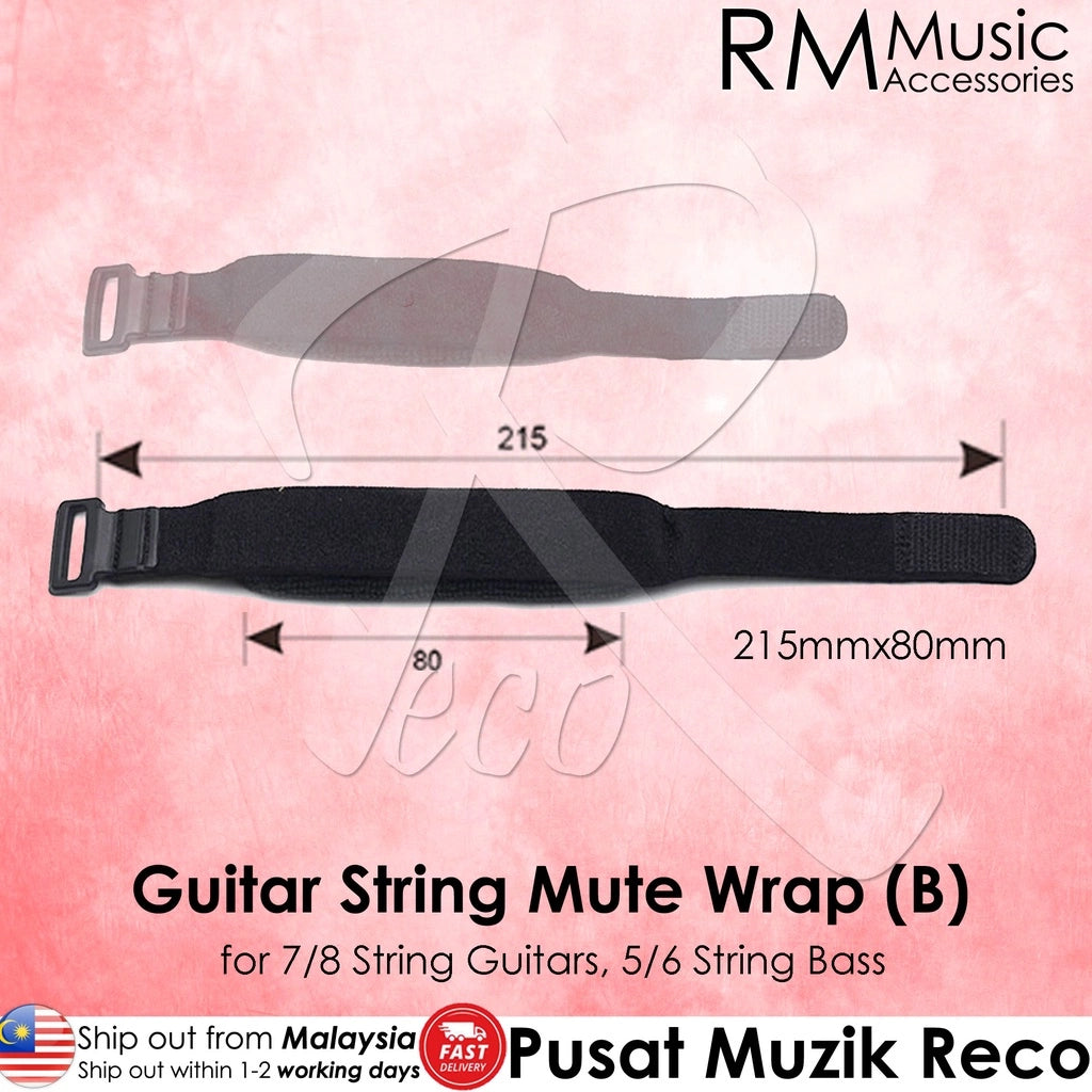 RM RFW Guitar Fret Wrap Fretwrap Muter String Mute Wrap *S & B size available*