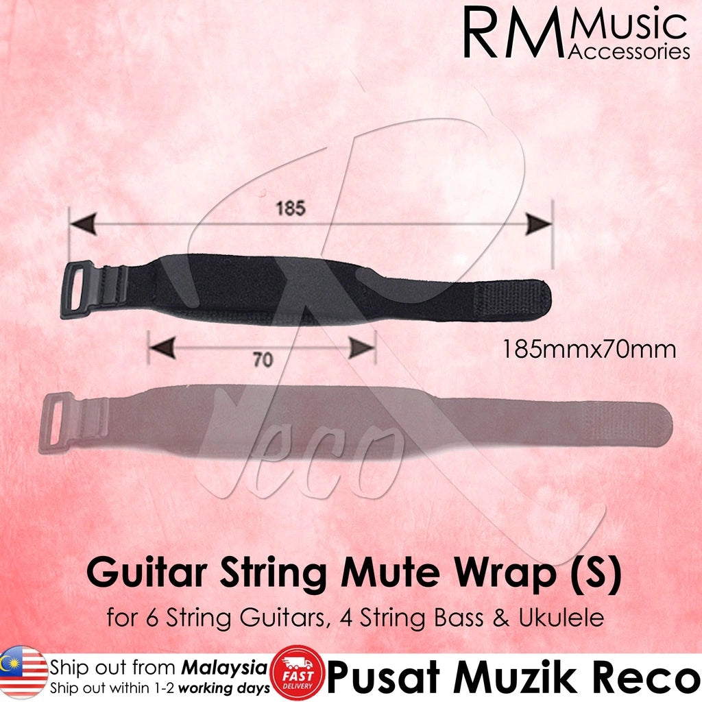 RM RFW Guitar Fret Wrap Fretwrap Muter String Mute Wrap *S & B size available*