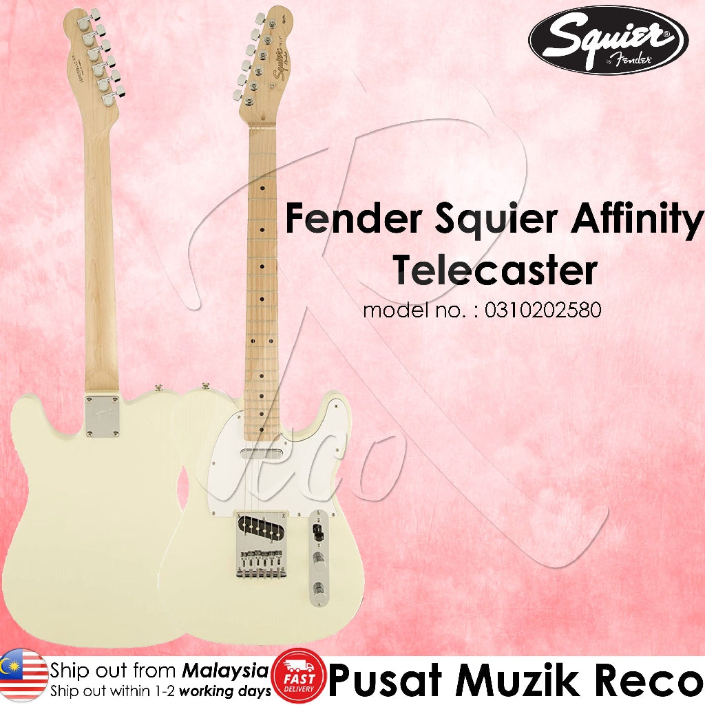 Fender Squier Affinity Telecaster Electric Guitar Arctic White