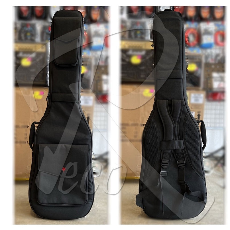RM RBB300BK 28mm Deluxe Thick Padded Electric BASS Guitar Bag, Black - Reco Music Malaysia