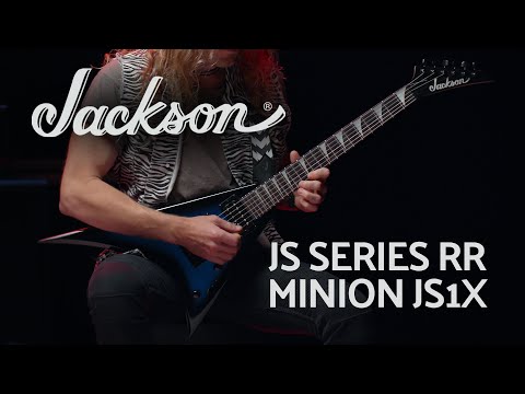 Jackson 2913334568 JS Series RR Minion JS1X Electric Guitar, Amaranth FB, Black Satin - Reco Music Malaysia