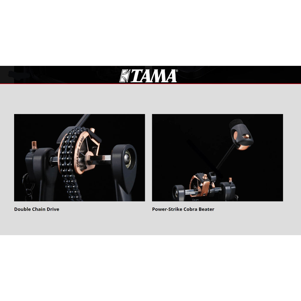 Tama HP310LBC Speed Cobra 310 Single Pedal Drum Pedal Black & Copper LIMITED EDITION - Reco Music Malaysia