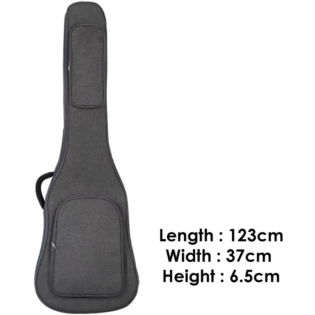 RM RBB200-JC-B1818 20mm Premium Thick Padded Electric Bass Guitar Bag - Reco Music Malaysia