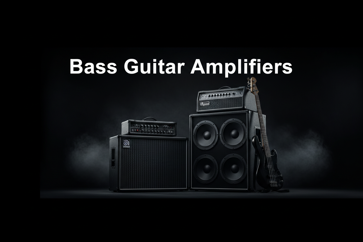 Bass Guitar Amplifiers Collection Banner