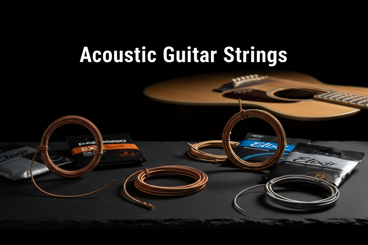 Acoustic Guitar Strings Collection Banner