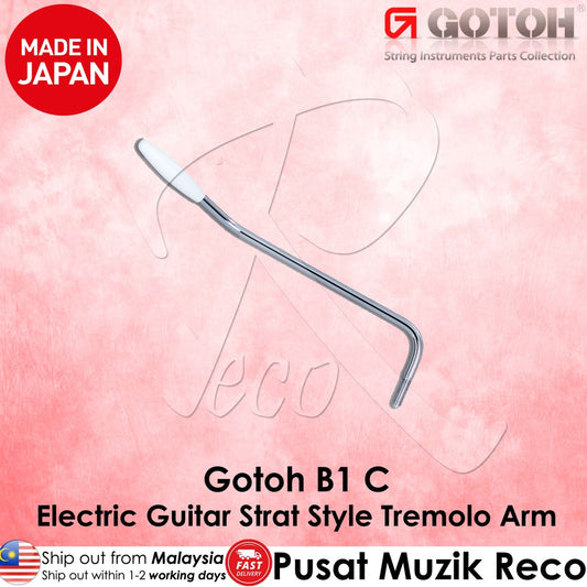 Gotoh B-1C American Fender Style Tremolo Arm with 10-32 Thread (Chrome) - Reco Music Malaysia