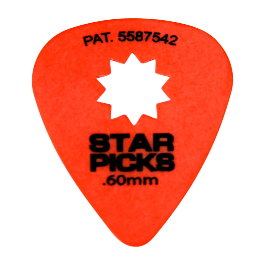 Everly Star Grip Guitar Pick with Star Shaped Cutout 0.50mm 0.60mm ( 4pcs/Pack ) - Reco Music Malaysia