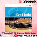 *D'Addario EZ910 85/15 Bronze Acoustic Strings, 011-052 - Reco Music Malaysia