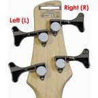 *RM Black Bass Guitar SINGLE Machine Head Tuning Peg - Reco Music Malaysia