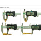 【2PCS】Gold Plated 6.5mm to 3.5mm Jack Converter Plug Stereo Audio Adapter (2 pcs) - Reco Music Malaysia