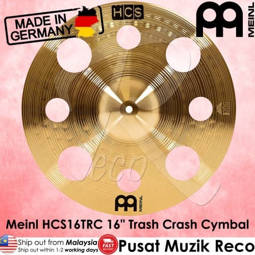 *Meinl HCS16TRC 16" HCS Trash Crash Cymbal - Reco Music Malaysia