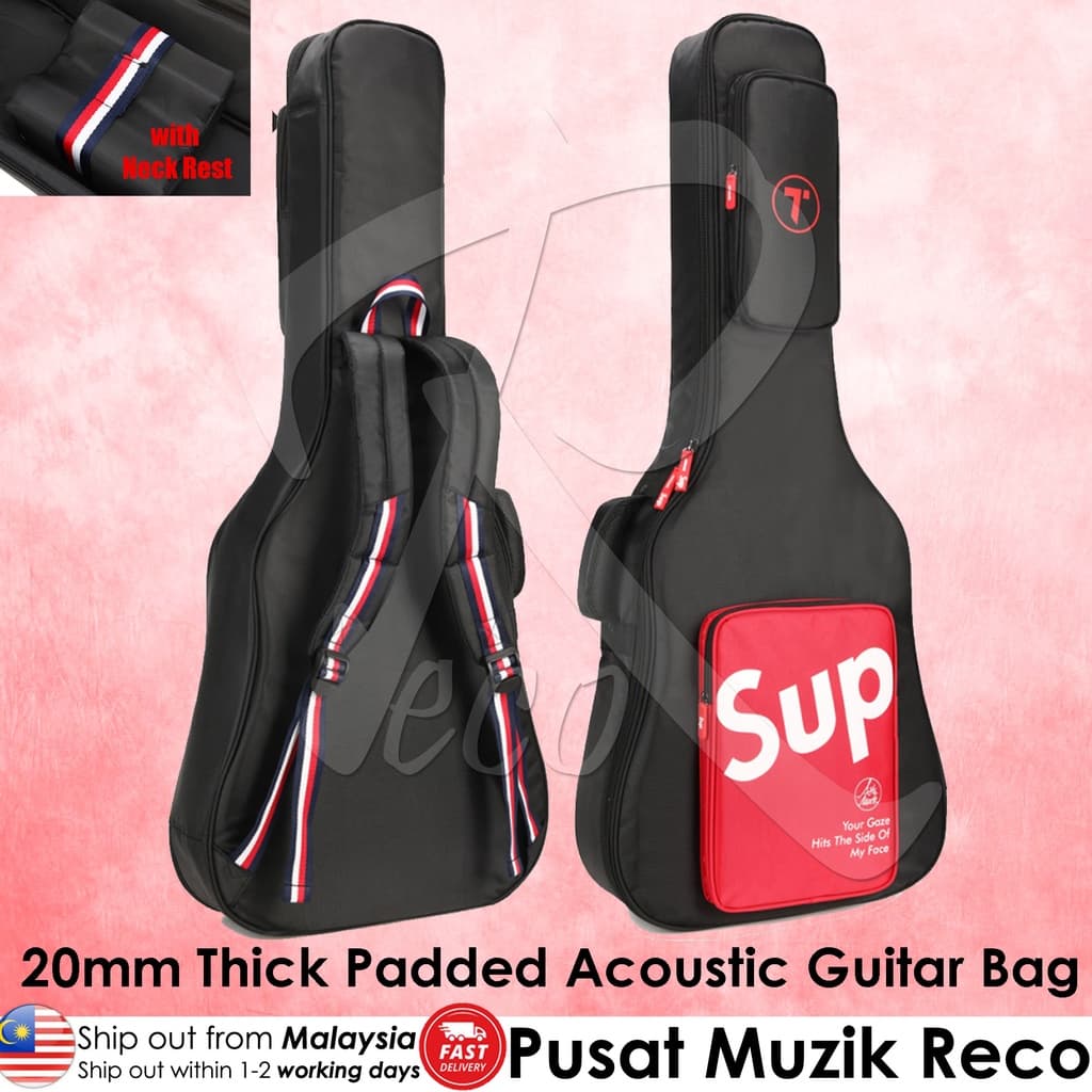 *RM 20mm Thick Padded Acoustic Guitar Bag - Reco Music Malaysia