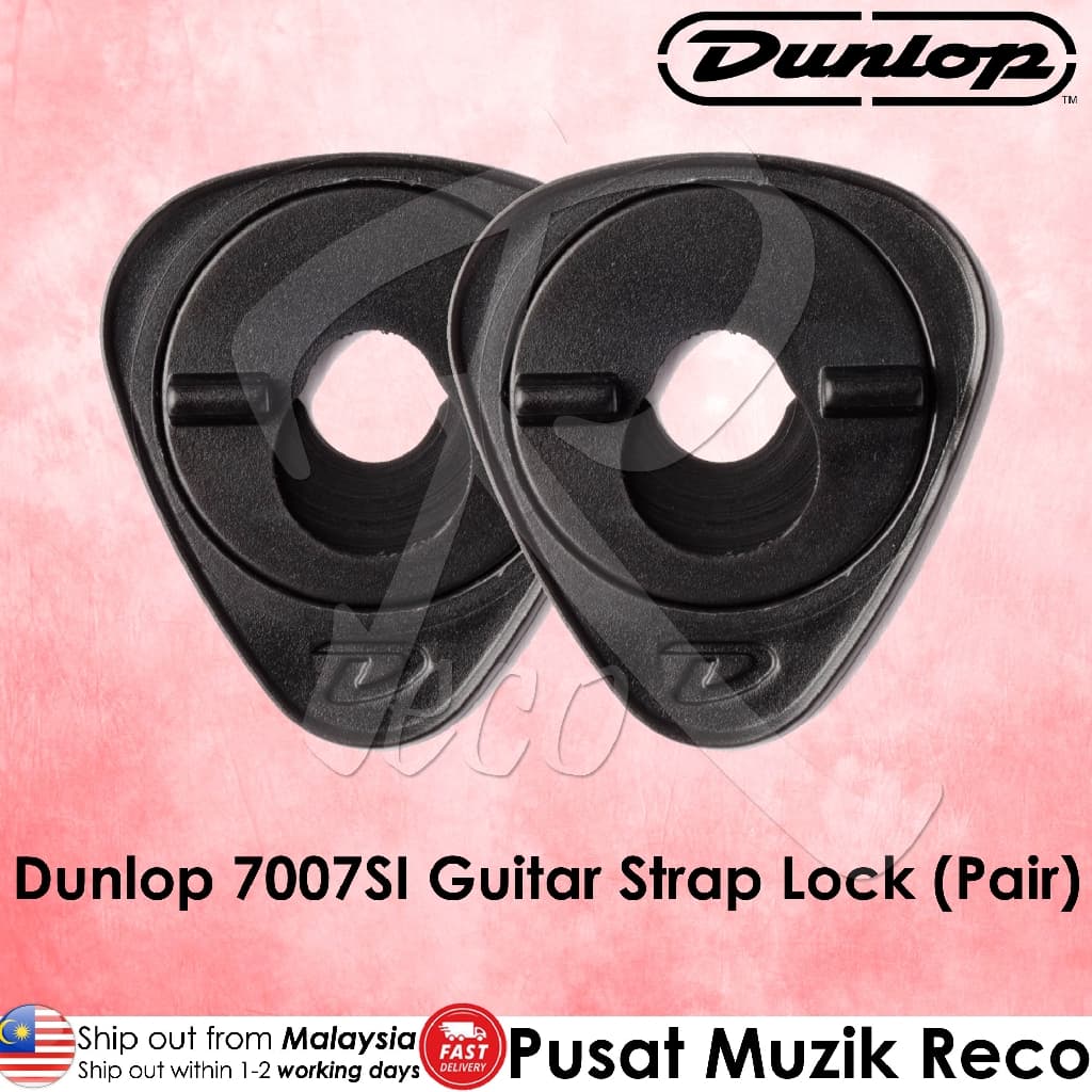 Jim Dunlop 7007SI Ergo Guitar Strap Lock, Pair -  Reco Music Malaysia