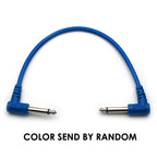 RM 6 Inch Colorful Patch Cable Right Angle L Mono Plug For Electric Guitar Effect Pedal