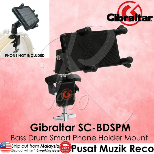 *Gibraltar SC-BDSPM Bass Drum Smart Phone Mount - Reco Music Malaysia