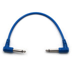 RM 6 Inch Colorful Patch Cable Right Angle L Mono Plug For Electric Guitar Effect Pedal - Reco Music Malaysia