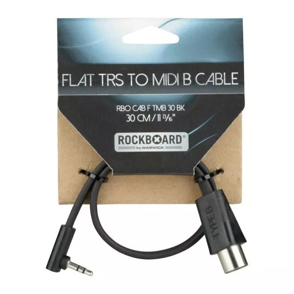 RockBoard Flat TRS to MIDI Cable 30cm (Type A / Type B)