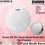 *Evans B14HDD HD Dry COATED 14" Snare Drumhead - Reco Music Malaysia