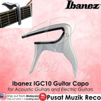 *Ibanez IGC10 Guitar Capo Silver - Reco Music Malaysia