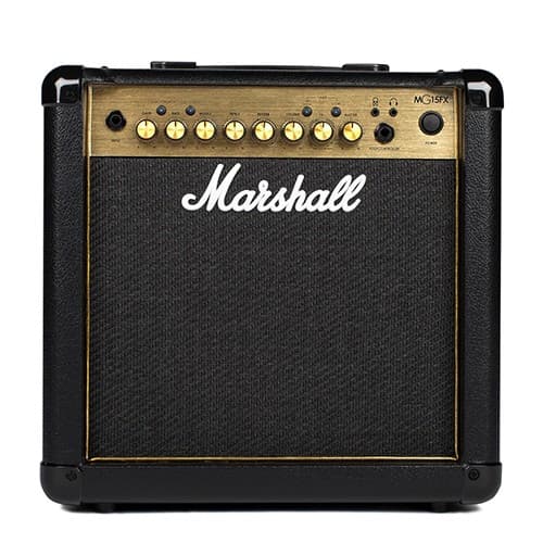 *Marshall MG15G Gold Series 15W Guitar Combo Amplifier - Reco Music Malaysia