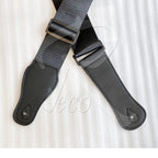 RM Basic Black Acoustic Electric Guitar Strap Seatbelt Material - Reco Music Malaysia