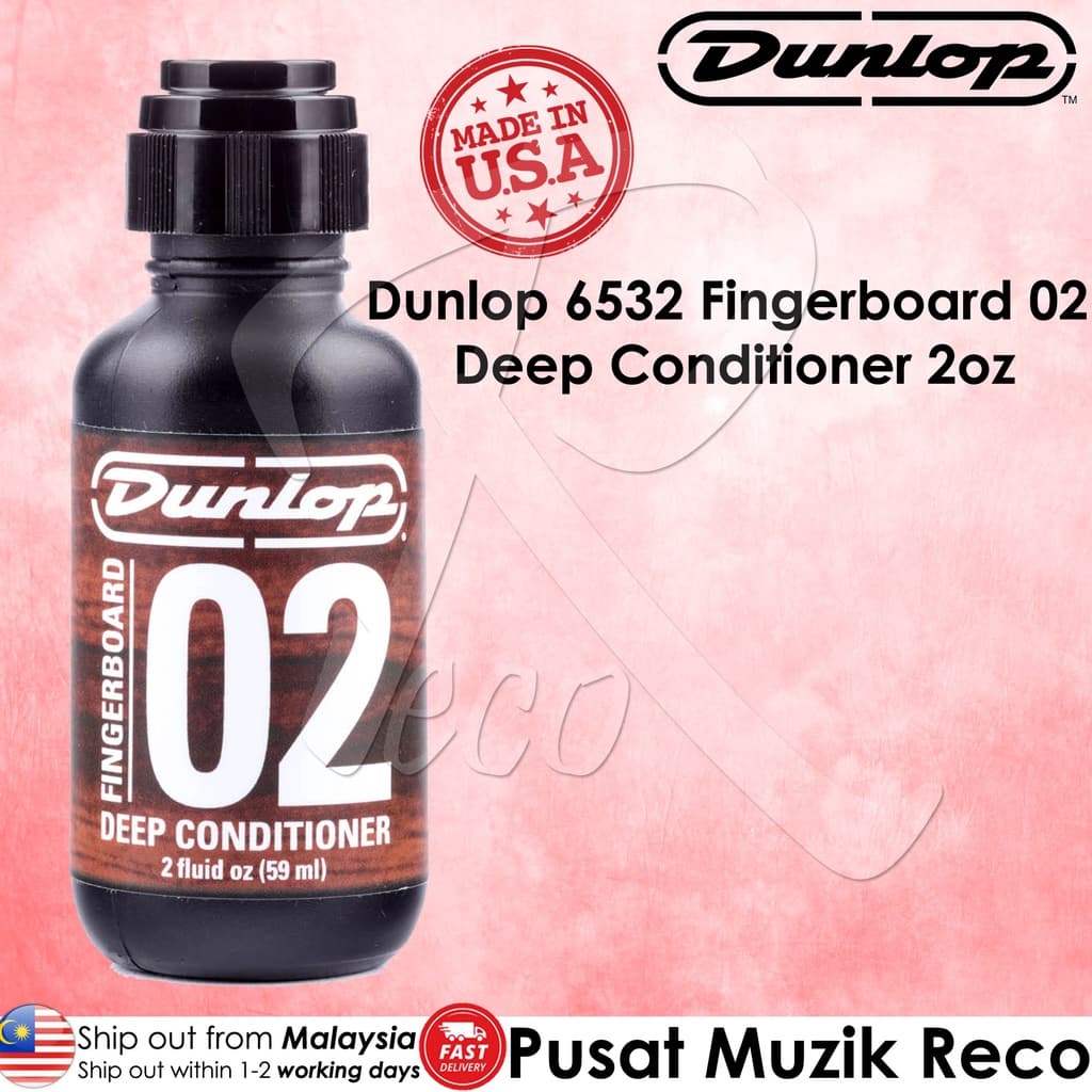 Jim Dunlop 6532 02 Fingerboard Deep Conditioner, 2oz - Reco Music Malaysia