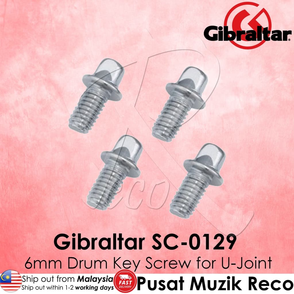 *Gibraltar SC-0129 6mm Key Screw For U-Joint - Reco Music Malaysia