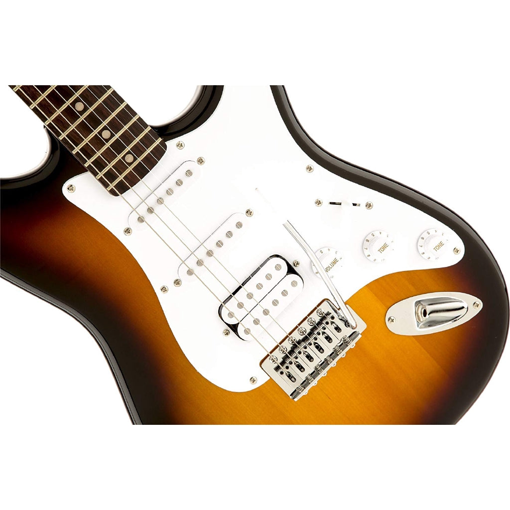Fender Squier 0370005532 Bullet Stratocaster HSS Electric Guitar Brown Sunburst - Reco Music Malaysia