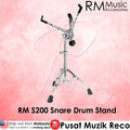RM S200 Adjustable Solid Snare Drum Stand, Chrome - Reco Music Malaysia 