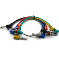 RM 6 Inch Colorful Patch Cable Right Angle L Mono Plug For Electric Guitar Effect Pedal - Reco Music Malaysia
