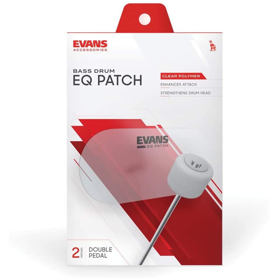 *Evans EQPC2 EQ Clear Plastic Double Patch - Reco Music Malaysia