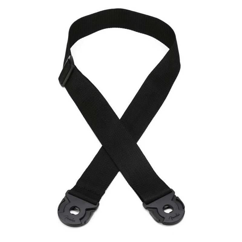 *Fender 0990629009 Polypro Quick Grip Locking End Strap, Black - Reco Music Malaysia