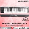 M-Audio Keystation 49 MK3 49 Full-sized Key USB MIDI Keyboard Controller - Reco Music Malaysia