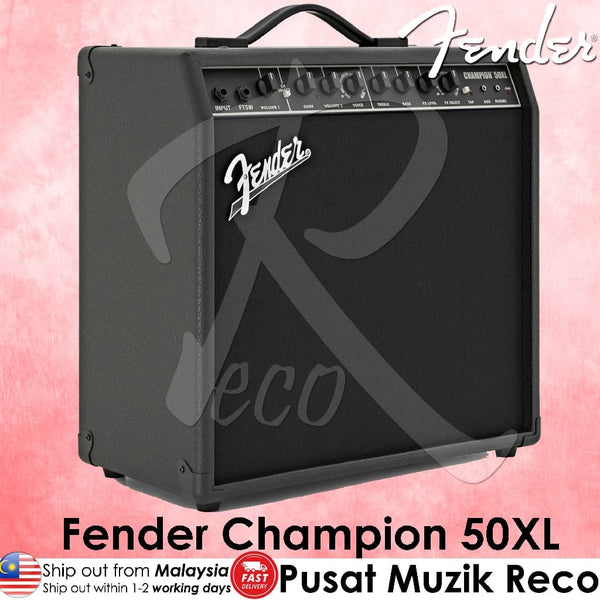 Fender 2330500000 Champion 50XL 50W Combo Amplifier – Reco Music Malaysia