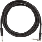 Fender Professional 099-0820-019 Series Angled 18.6Feet (5.5 Metre) Instrument Cable Black - Reco Music Malaysia